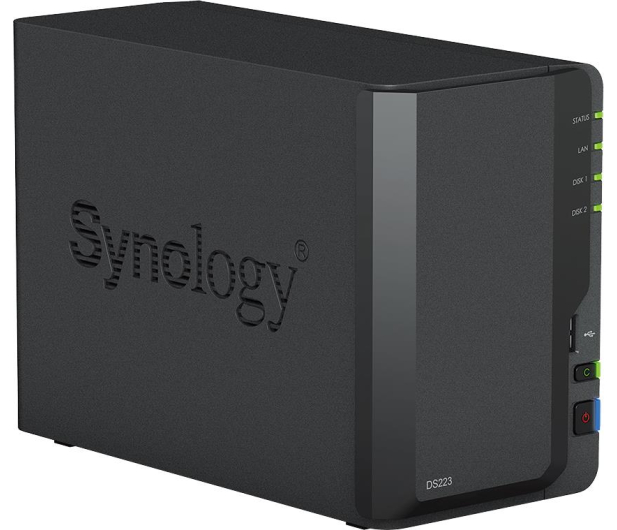 SYNOLOGY Serwer NAS DS223 2x0HDD 2GB 4x1.7Ghz 1xGbE 3xUSB - 1115366 - zdjęcie 3